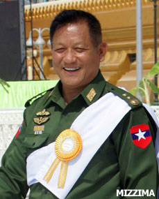 nion Election Commission chairman Tin Aye. Photo: Mizzima