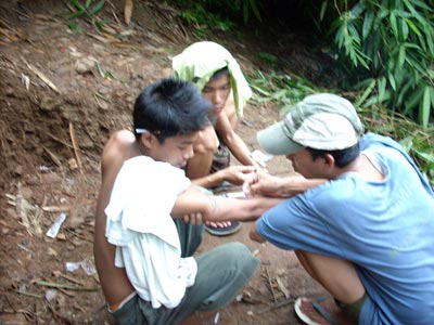 Drug use among young males is on the rise in Kachin State, according to a recent study. Photo - Kachin News Group.