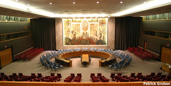 The United Nations Security Council Chamber in New York, also known as the Norwegian Room. What if anything will they do? Photo: Patrick Gruban