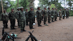 ကေအင်ယူ နယ်မြေအတွင်း ပြုလုပ်သည့် အခြေခံ စစ်သင်တန်းဆင်းပွဲ (ဓါတ်ပုံ - ကေအိုင်စီ)