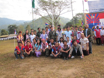 Participants of the 62th anniversary of the Karen Revolution