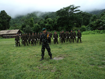 KNLA soldiers from Brigade 5 participated in the 62nd Anniversary. 