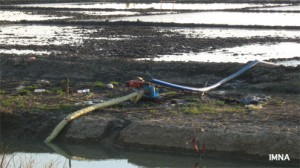 An irrigated paddy field at Hpa-an township Karen State