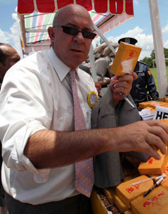 Myanmar Times publisher Ross Dunkley in a file photo taken in 2007.