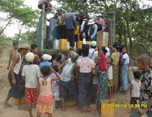 ၂၀၁၀ ခုနှစ် နွေကာလ ရေရှားပါးခဲ့သည့် ပဲခူးတိုင်း ဒေသအချို့ (ဓာတ်ပုံ - မဇ္စျိမ)