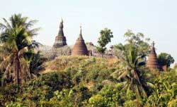 Mrauk-U-pagoda