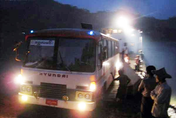 Sittwe--Yangon-highway-Bus