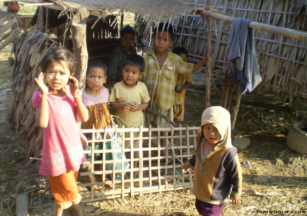 Arakanese-poor-family-child