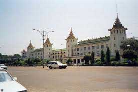 Railway-station-in-Rangoon