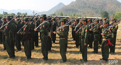 SSPP/SSA troops at the 48th anniversary of the founding of the SSPP parade (Photo: SSPP)