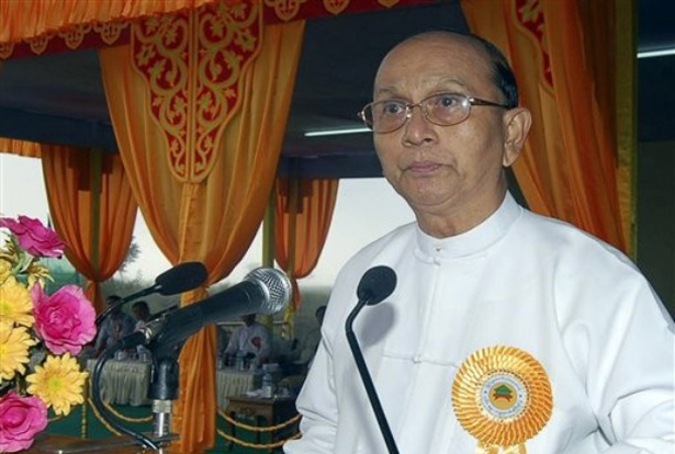 Myanmar Prime Minister Lieutenant General Thein-Sein