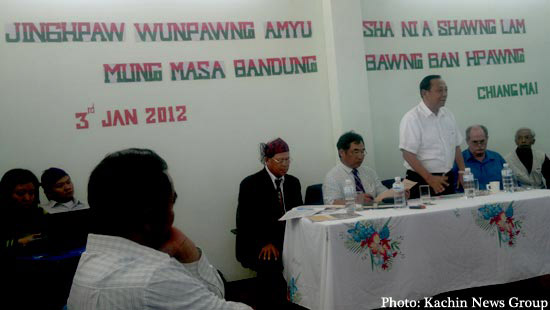 Dr. La Ja, general secretary of KIO explained the current Kachin political situation in Burma.