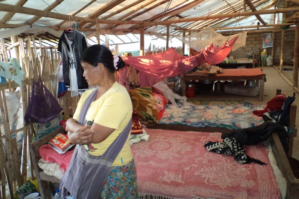 Illegal Kachin refugees in Lah Ying in China's Yunnan province.