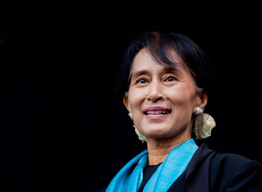 Aung-San-Suu-Kyi-in-Oslo-Norway-1