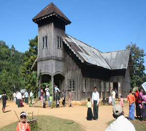 Kachin Baptist Church, Tang Hpre village in Myitsone dam site, Kachin State.