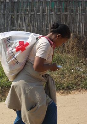 အုန်းဖျန်မီးဘေးဒုက္ခသည်များ (Photo-KIC)