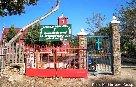 Kachin Roman Catholic Church in Tang Hpre in Myitsone dam site, 27 miles north of Myitkyina, the capital of Kachin State.