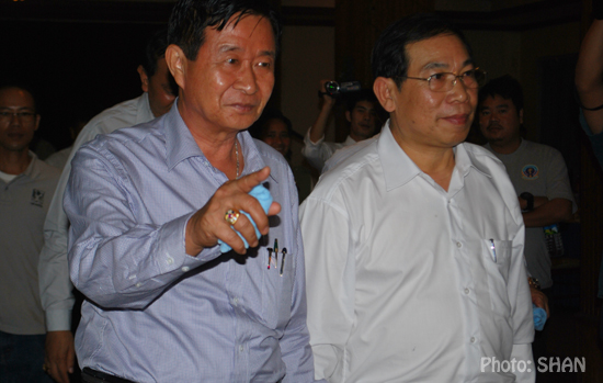 U Aung Min and Sao Yawdserk, in Kengtung, 18 May 2012