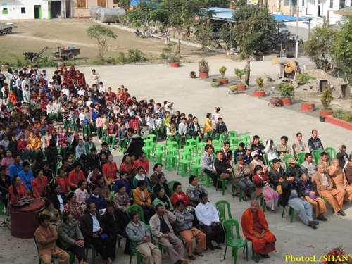 နမ့်ခမ်းမြို့နယ် နိုင်ငံတကာ ကလေးပန်းချီအနုပညာပြပွဲဖွင့်ပွဲအခမ်းအနား