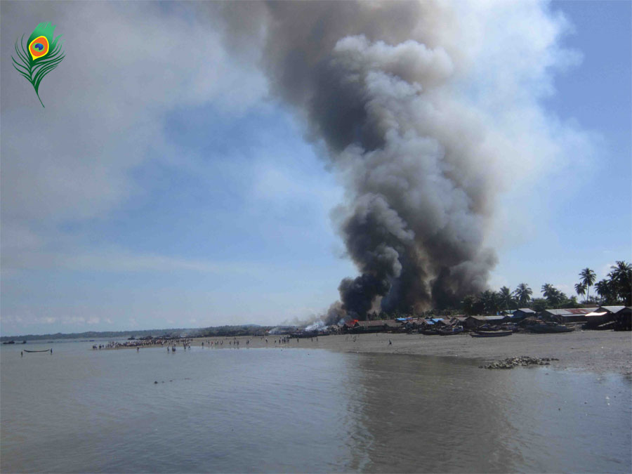 burned-house-in-Kyaukpyu-Rakhine