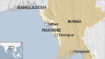 Burma-Rakhaine-map