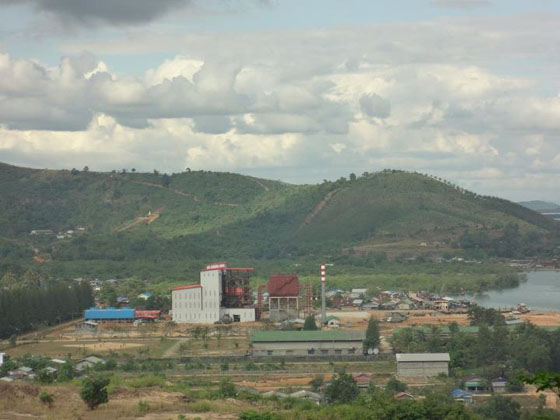 A coal-fired power plant in Kawthaung Township in southern Burma.