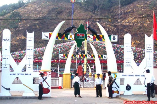 The KIO's Laiza headquarters in Kachin state.