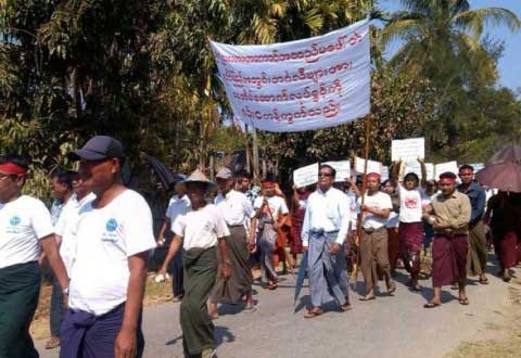 protest-in-Kyauk-Taw-