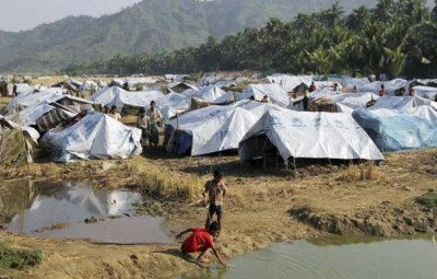 Fire broke out at Arakan Muslim refugee camp