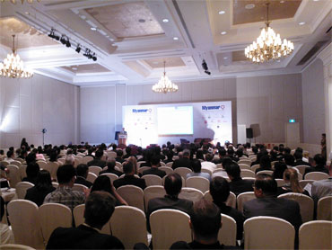 The opening ceremony of the Myanmar Hospitality and Tourism Conference 2013 in Yangon on February 27, 2013. (Photo Myanmar HTC)