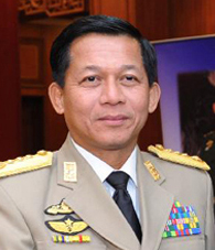 Burma's army chief Vice Senior General Min Aung Hlaing