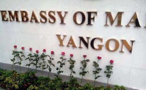 Red-Roses-at-Malaysia-Embassy-Yangon