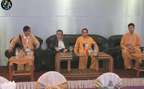 RCSS/SSA Press conference at Naypyitaw (Photo: DVB)