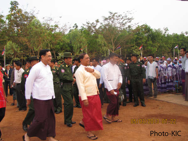 ကေအဲန်ယူ သထုံခရိုင်၊ တပ်မဟာ ၁ ဆက်ဆံရေး ရုံးဖွင့်ပွဲ