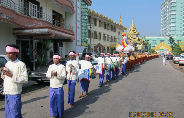 သီရိလင်္ကာနိုင်ငံမှ ပါရဂူဘွဲ့ရ ရခိုင်ရဟန်းတော်အား ရန်ကုန်တွင် ဂုဏ်ပြုပူဇော်