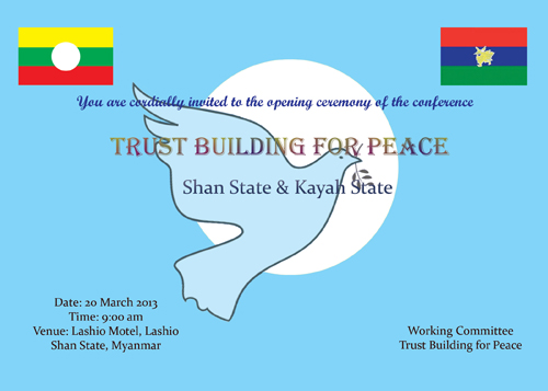 Shan-Kayah Conference Invitation card