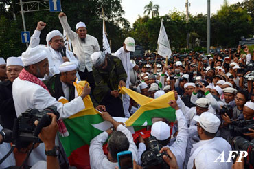 Jakarta Jihadists rage against Myanmar