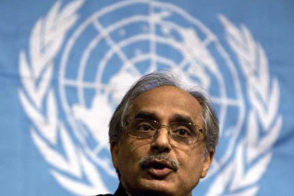 UN secretary general's special envoy for Burma Vijay Nambiar