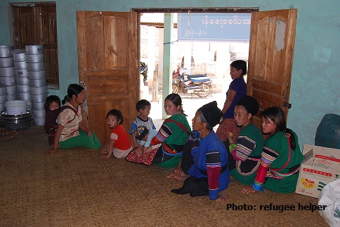 Shelters for people displaced by war