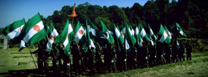 The Tan'ang National Liberation Army (TNLA) are depicted in this undated photo.