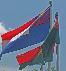 Flags-of-KNU-and-KNLA