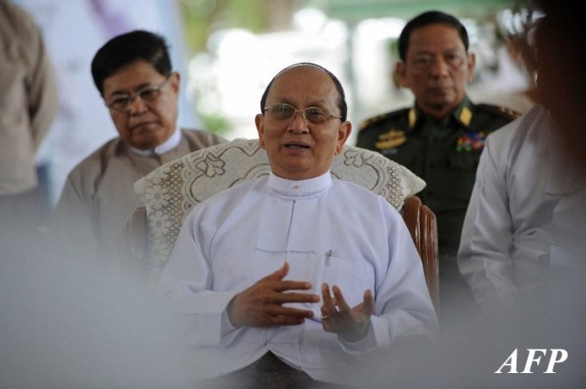 thein sein calls for peace