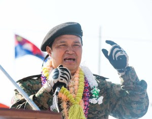 General Ner Dah at 65th Karen Revolution Day (Saw Lindsay/Karen News)