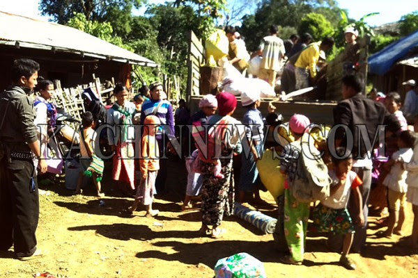 IDPs in Nam Lim Pa camp fled to the China border when Burma government troops controlled the camp on Nov. 16 of last year. IDPs in Nam Lim Pa camp fled to the China border when Burma government troops controlled the camp on Nov. 16 of last year.