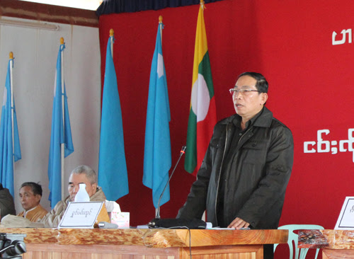 SHAN) sys speaking at the 13th annual meeting in 2013 at Loi Taileng
