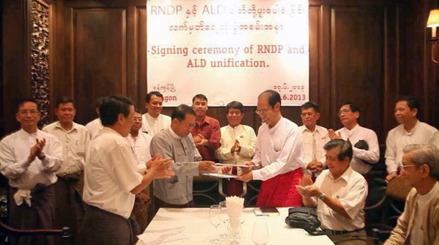 A signing ceremony of two parties for ANP.