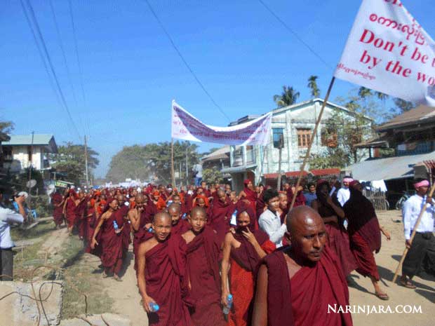 Arakanse Protest against Ben Ki Moon s Gesture to Rohingyas