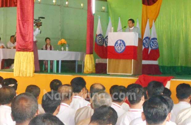 Dr-Aye-Maung-delivery-speech