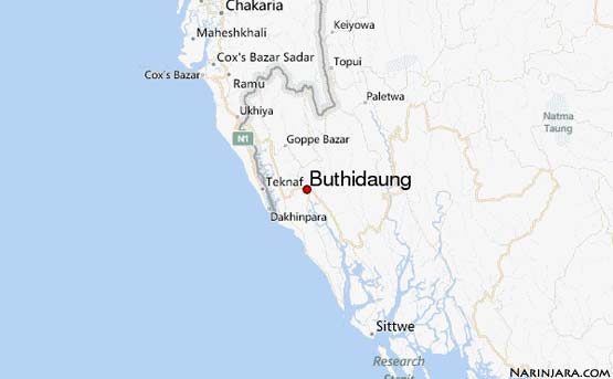 Buthidaung-location-map