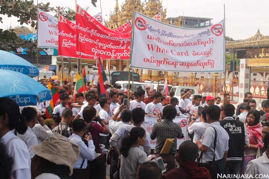 White-card-protest-inMyanmar